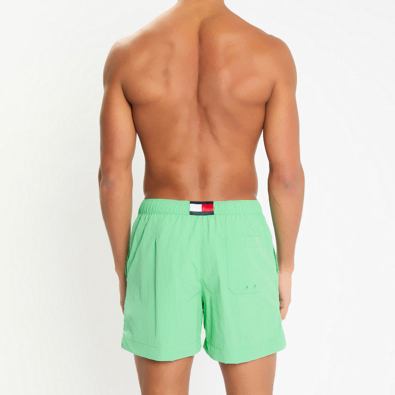 Tommy Hilfiger Short de bain uni vert d'eau