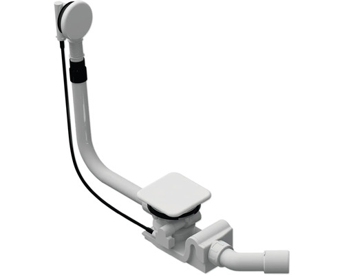 KALDEWEI afvoer- en overloopgarnituur KA 4080 Invisible Grip voor bad, alpinewit glanzend 687772001001