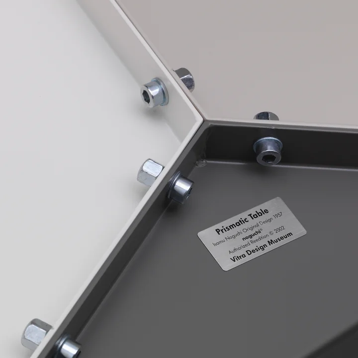 Vitra - Prismatic Table, hellgrau (three-tone)
