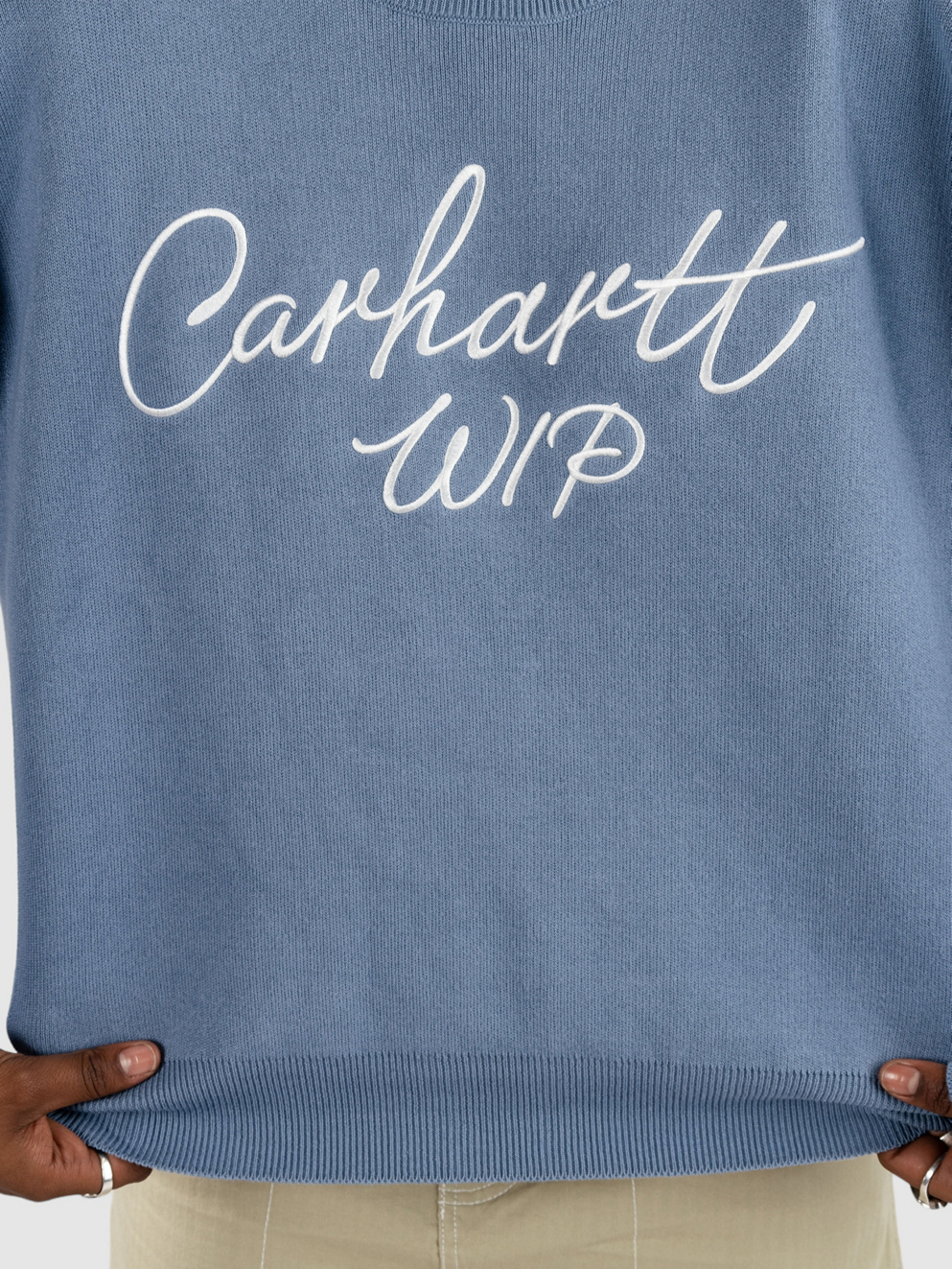 Carhartt WIP Signature Pullover dusty ice/wax