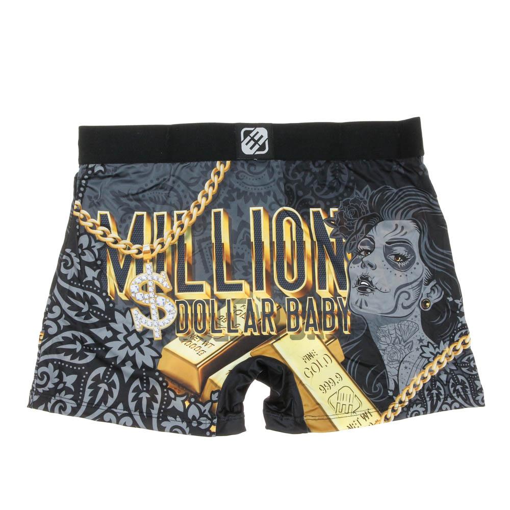 Freegun Boxer Gris/Doré Homme Freegun Gold