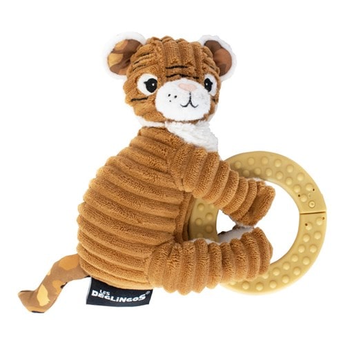 Peluche tigre à mâchouiller déglingos