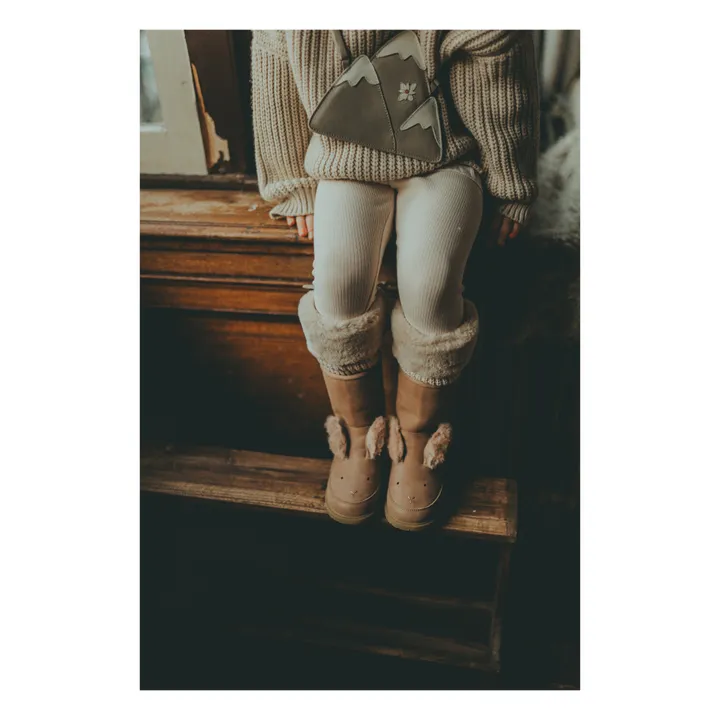 Donsje Bottines Fourrées Wadudu Exclusive Lapin | Marron glacé
