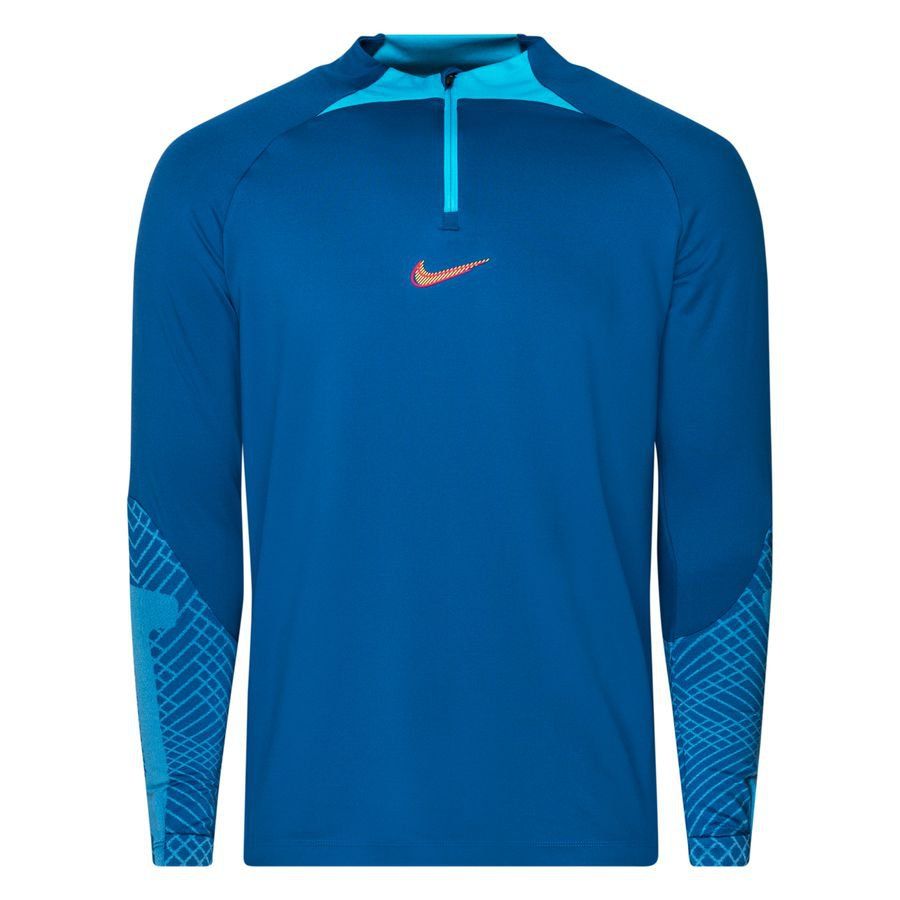 Nike Maillot d'Entraînement Dri-FIT Strike - Bleu/Bleu/Rouge foncé