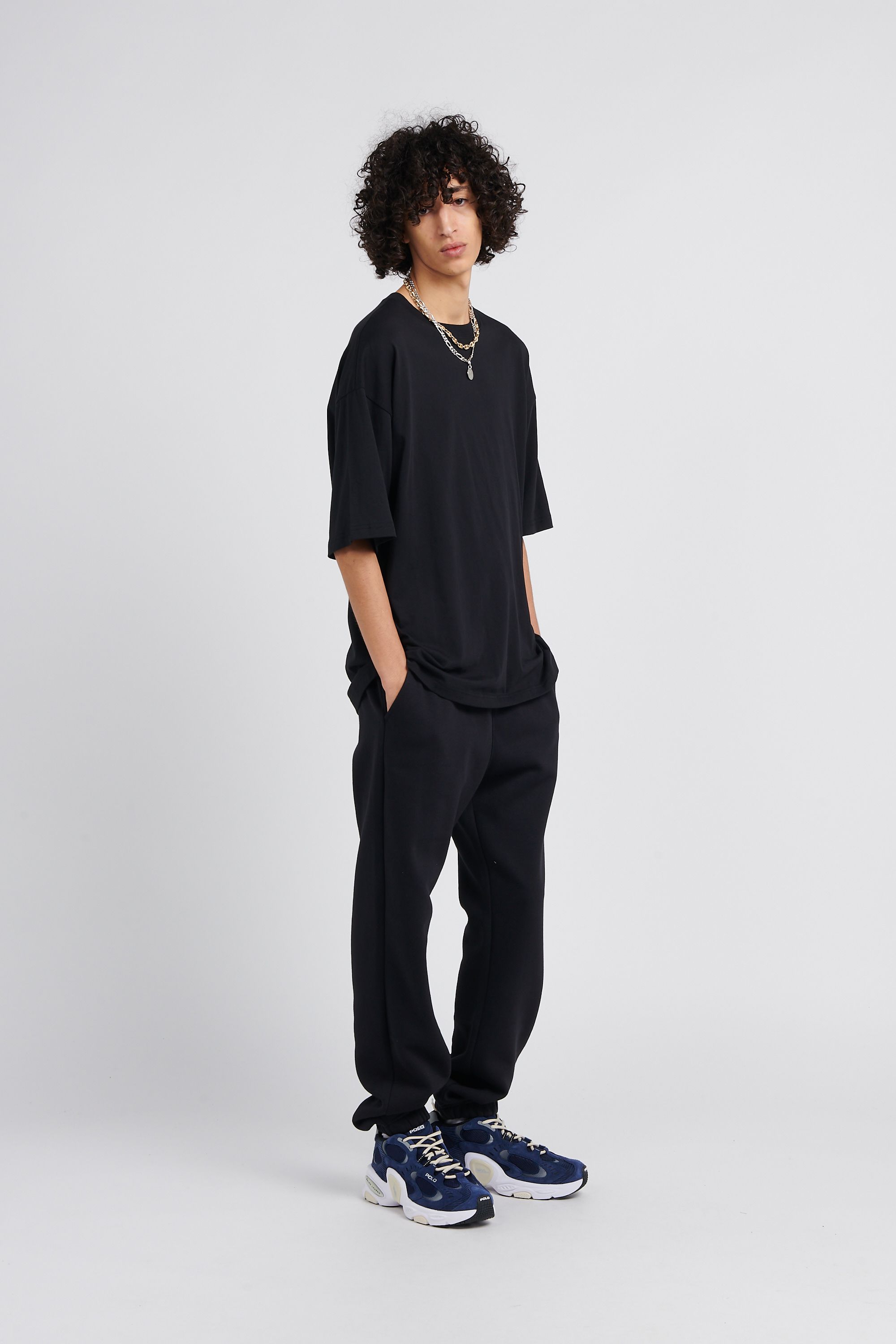 CHAMPION Jogging Elastic Cuff Pants Noir