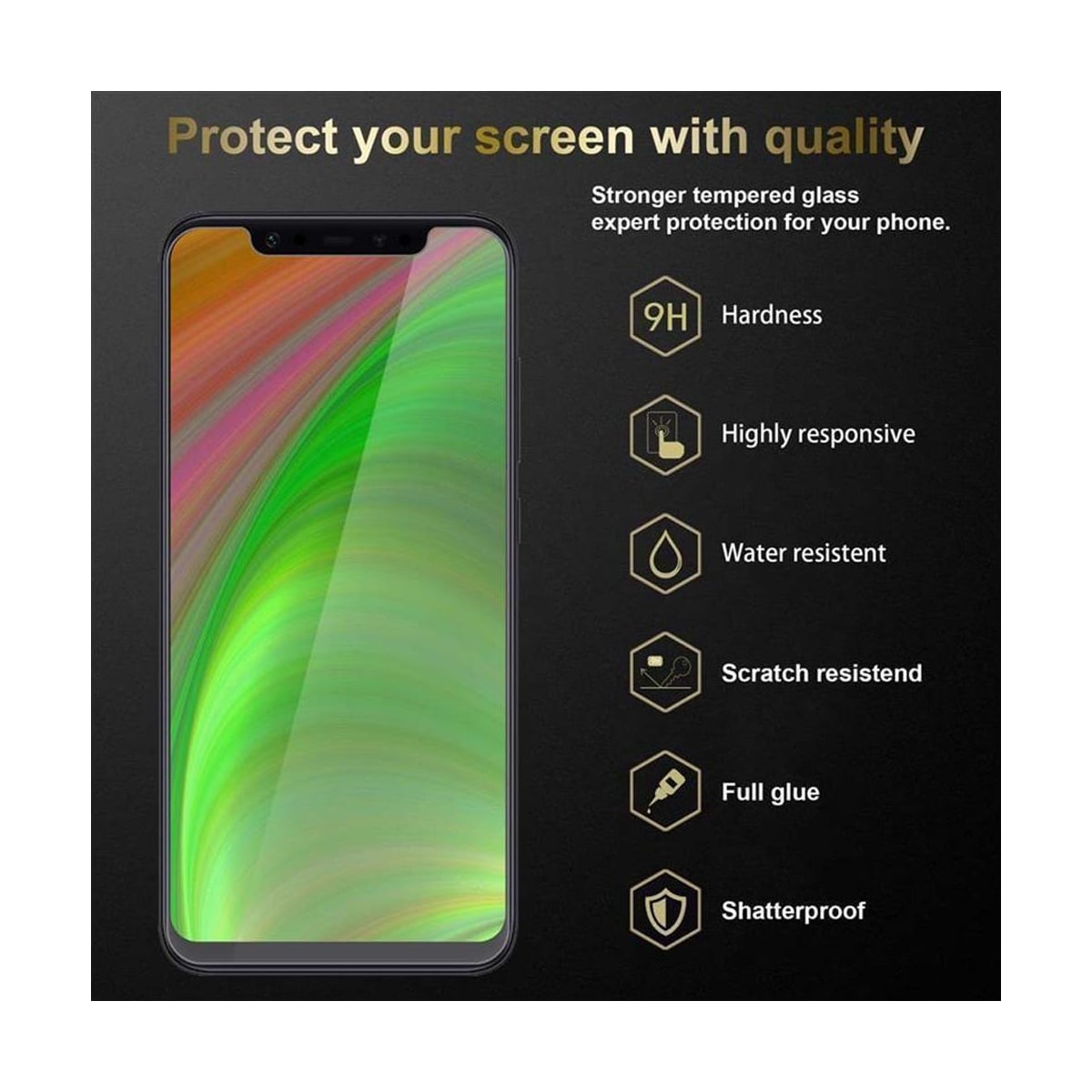 Xiaomi Pocophone F1 Skjermbeskytter Skärmskydd