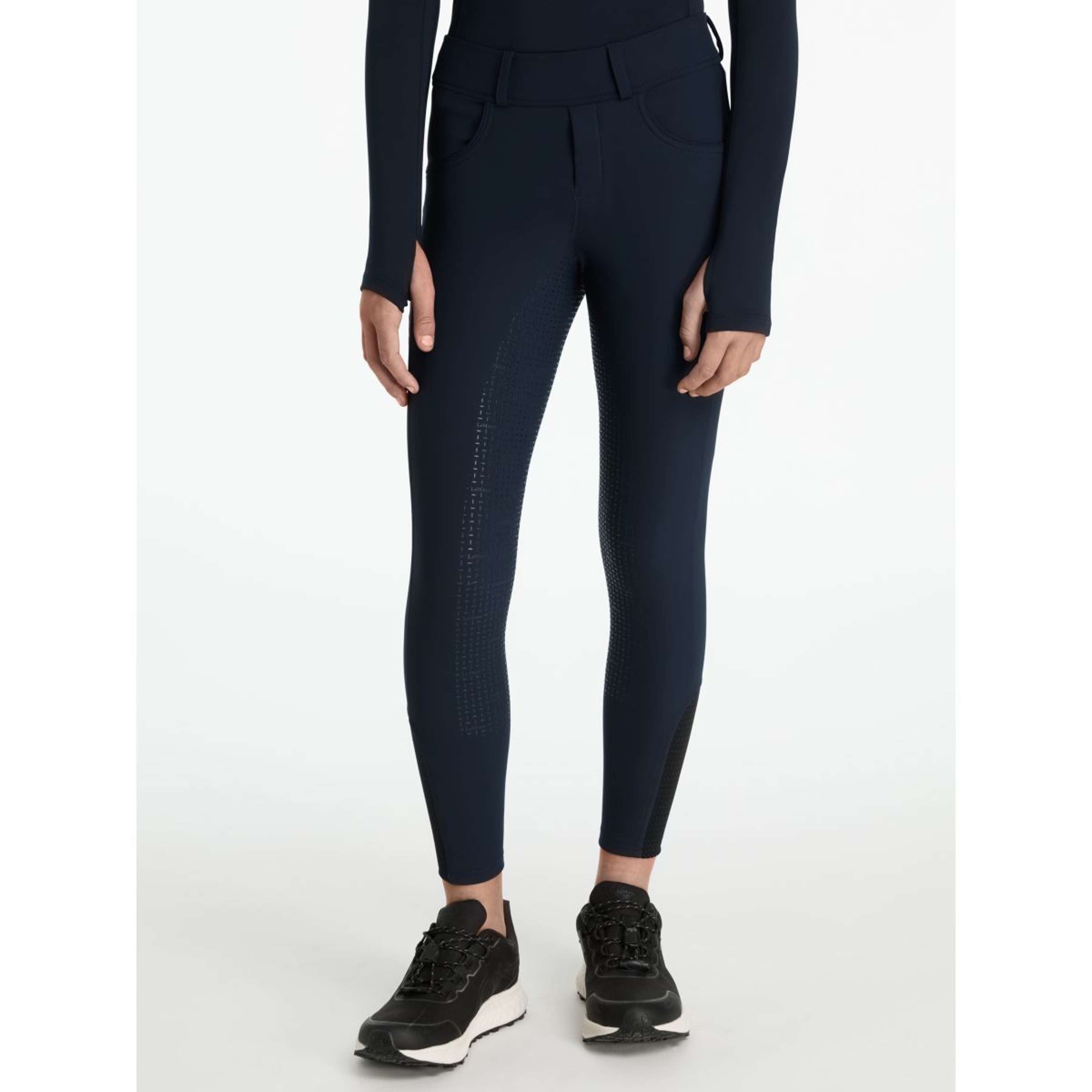 LeMieux Rijlegging Young Rider Ella Brushed Full Grip Navy