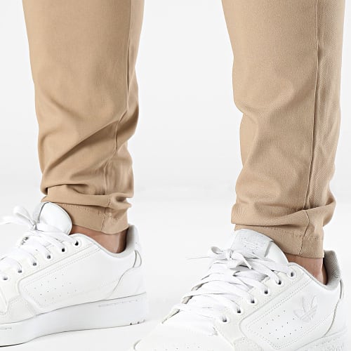 Lot De 2 Pantalons Chino Bleu Marine Camel