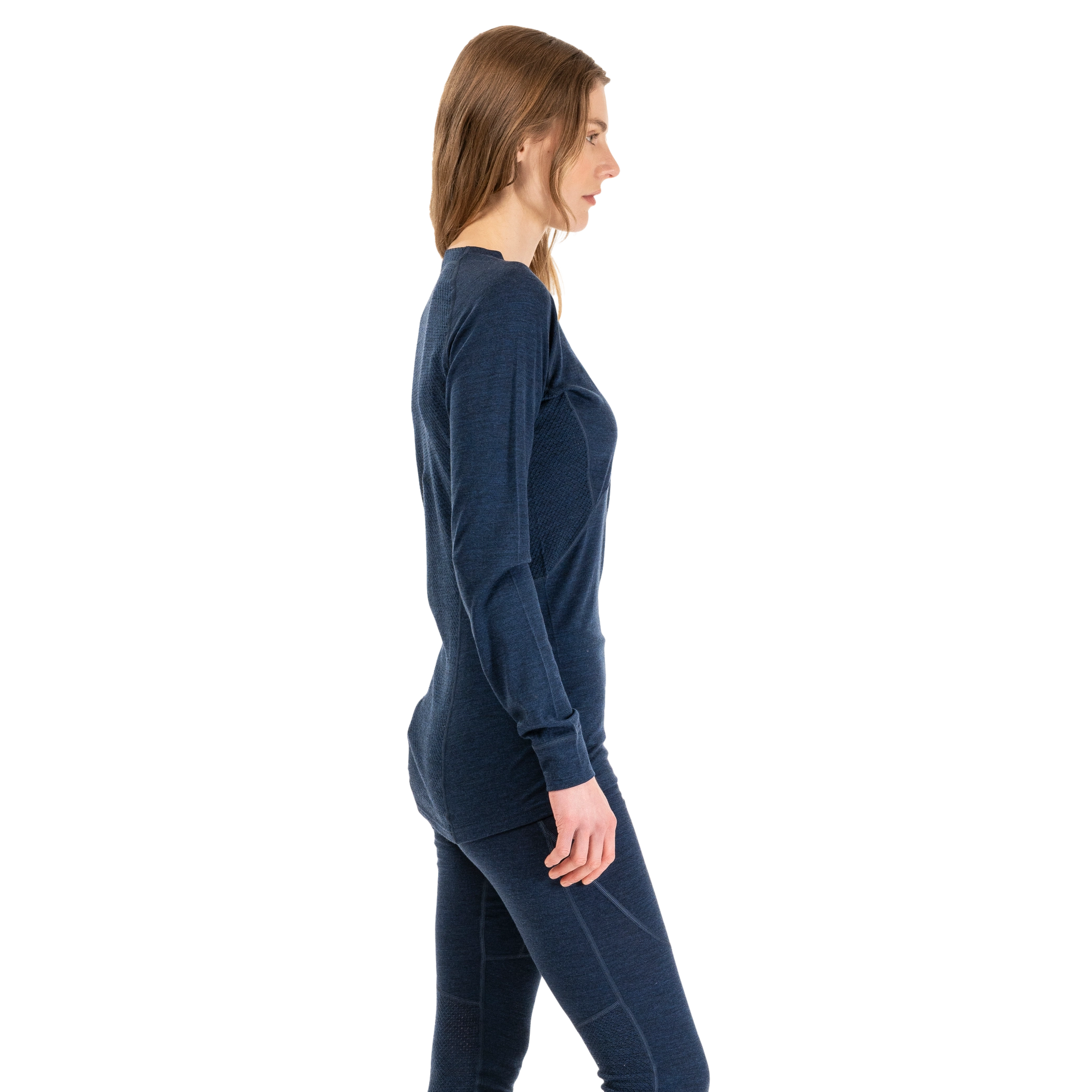 Inner:Pure Merino Long Sleeve Women Navy Blue