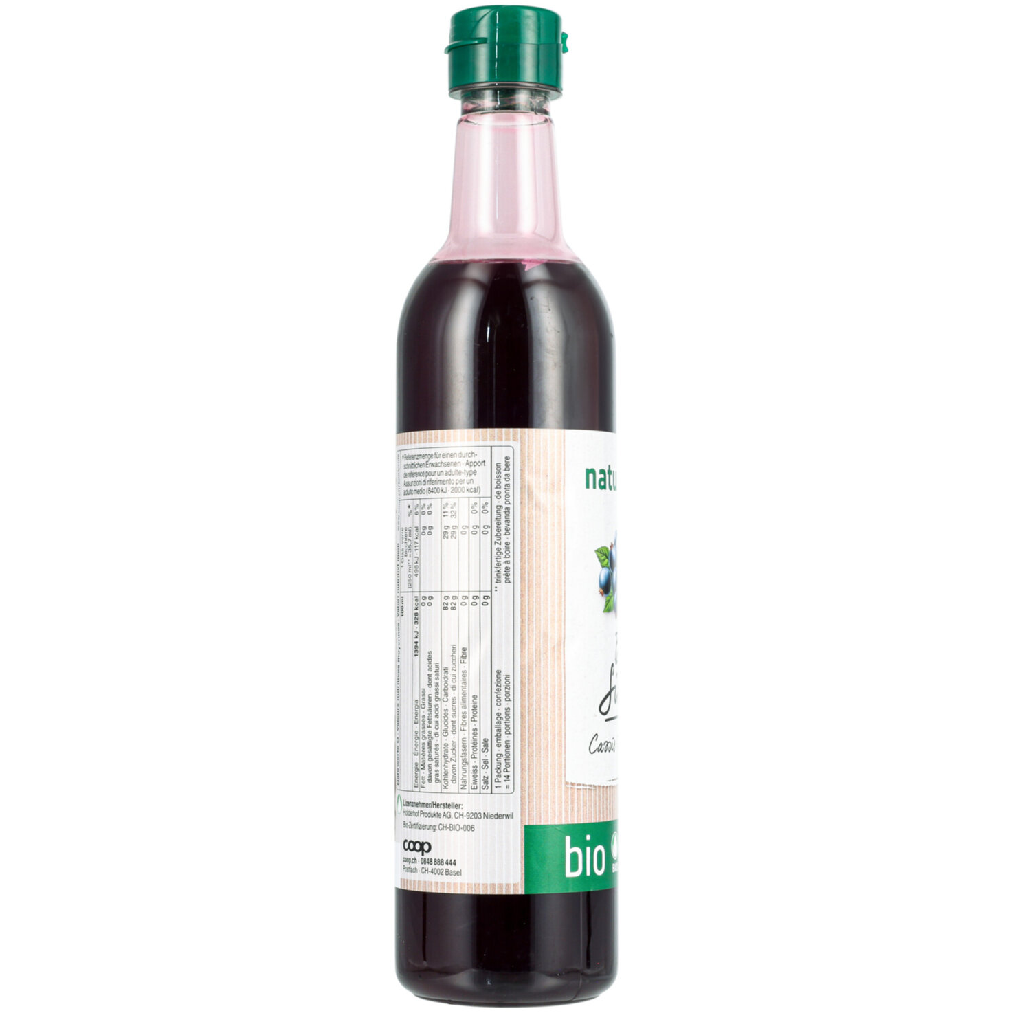 Naturaplan Bio Cassis-Sirup -50cl