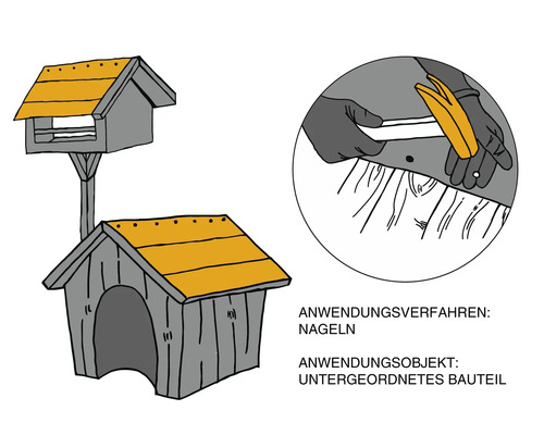 Quandt Bitumen Dakbedekkingsvilt Qualitekt® 500-8 Geschuurd 10 x 1 m Rol = 10 m²
