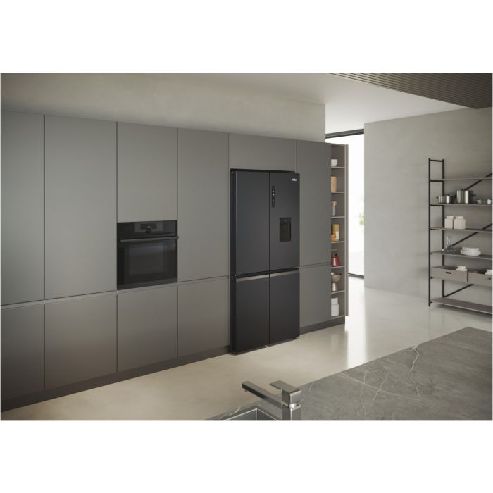 Haier Side-by-Side Multi Door CUBE 90 SERIE 5 HCR5919EHMB Brushed Black - interner Wassertank