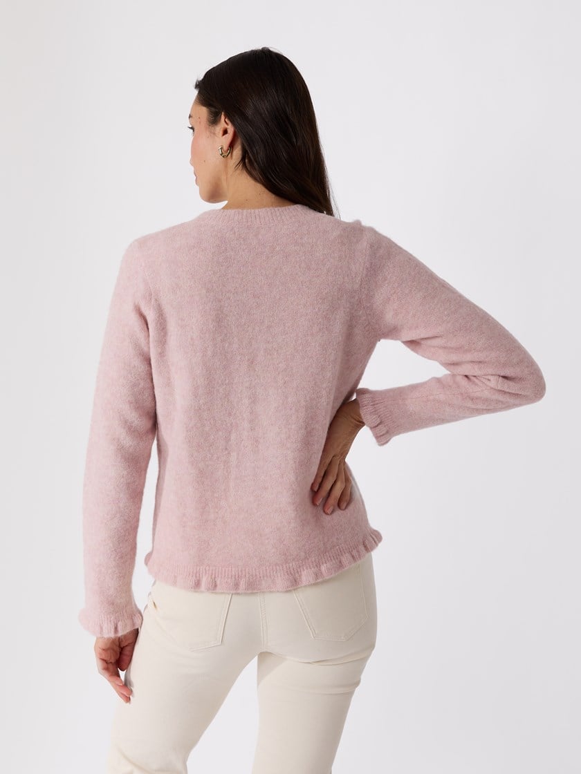 Frida cardigan Pale Mauve