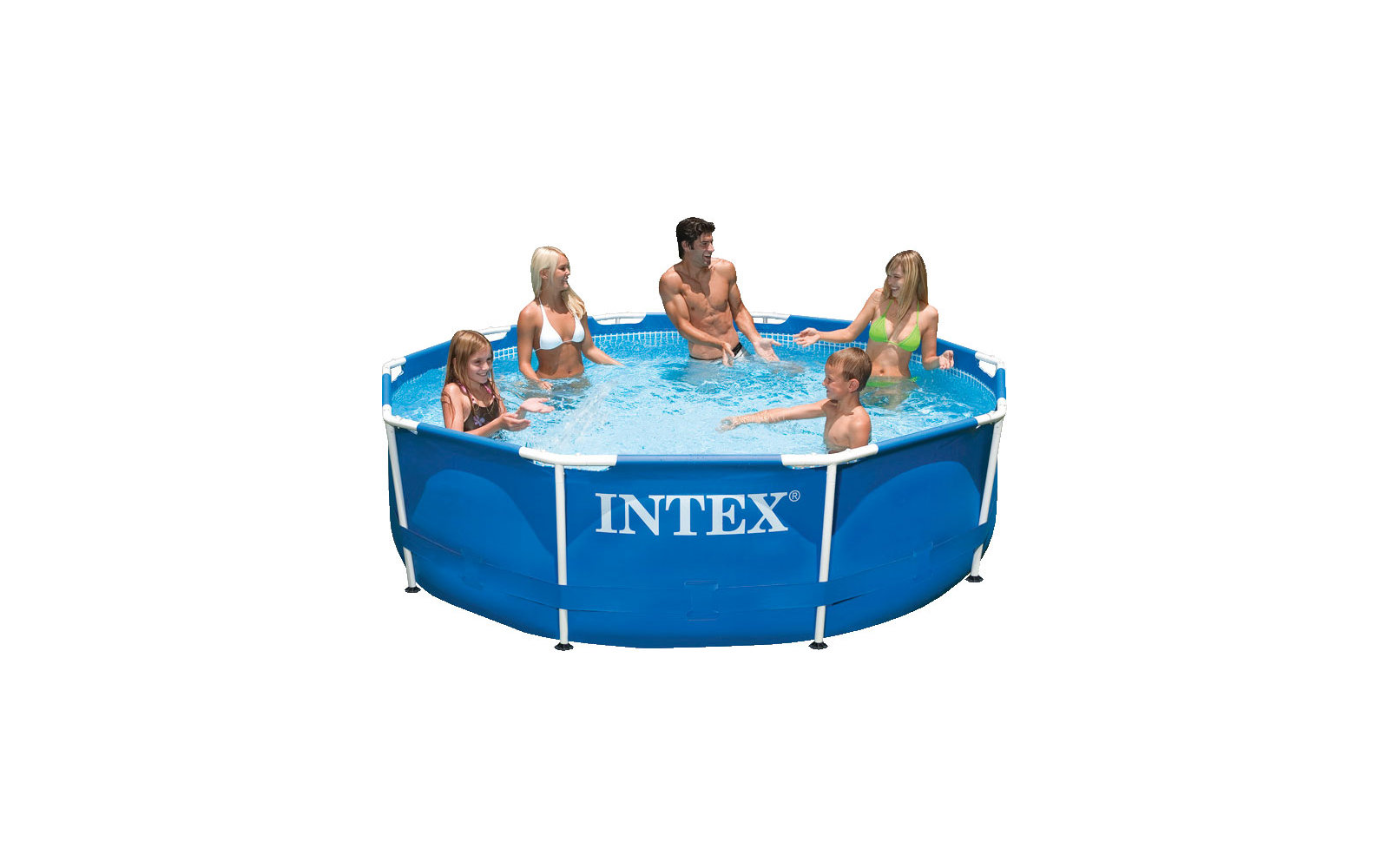Intex Metal Frame Stahlrahmen-Pool 244 x 51 cm