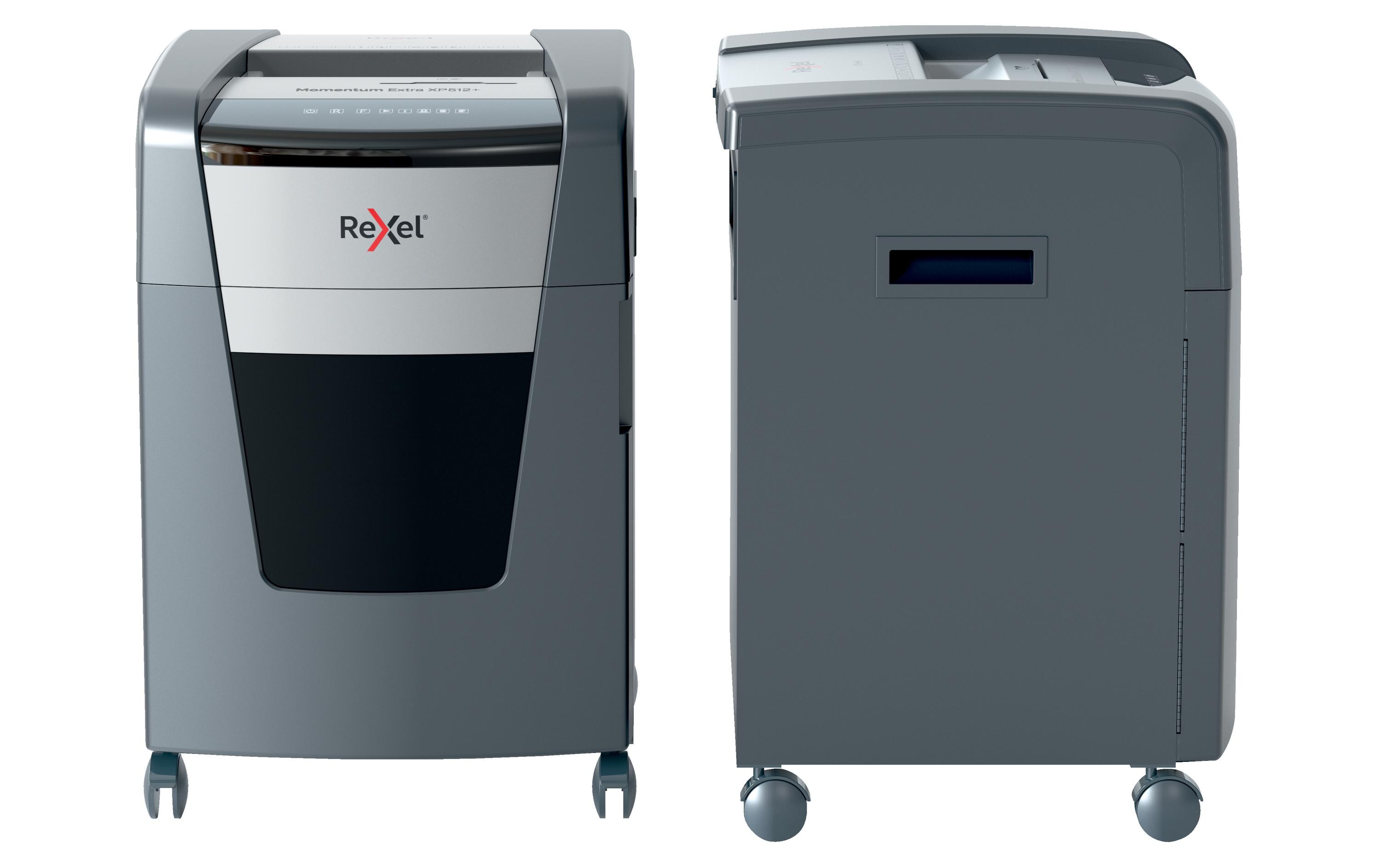 Aktenvernichter Momentum Extra XP512+ P-5, 12 Seiten<br>Manueller Aktenvernichter für die sichere und schnelle Vernichtung vertraulicher Unterlagen