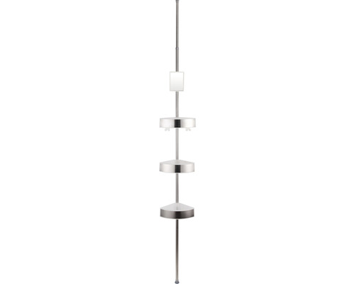 form&style telescopische hoekplank, 3 niveaus, inclusief spiegel