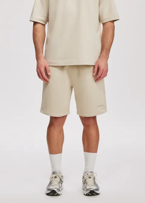Oversized korte broek off-white (ECRU)