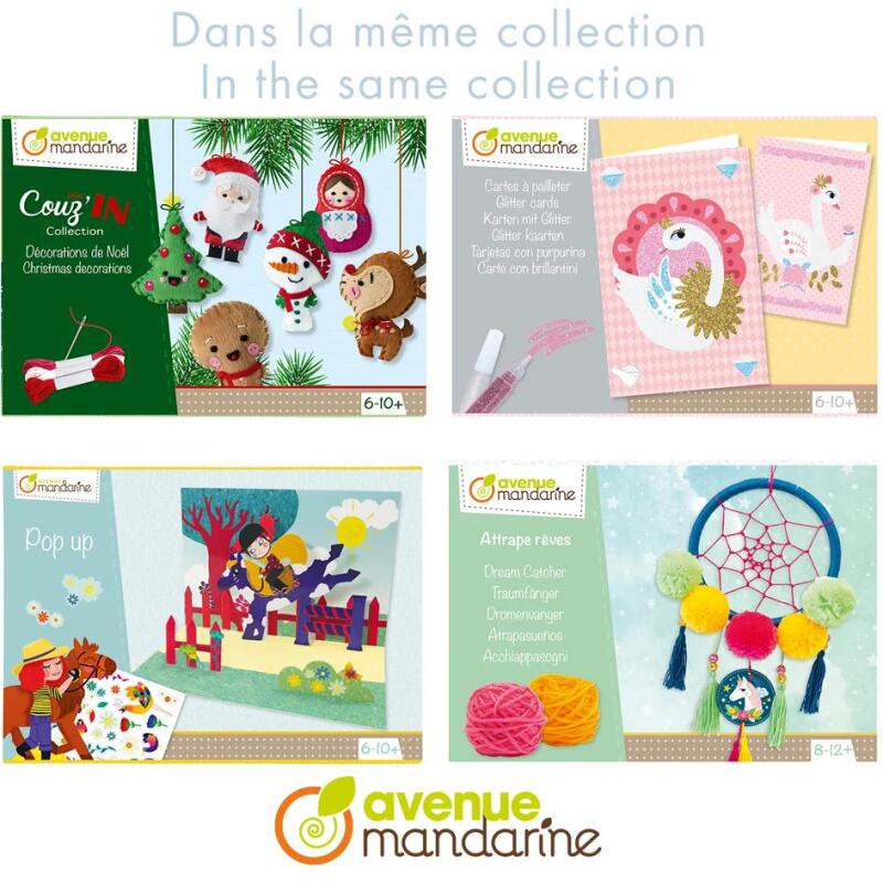Boîte créative, Tricotin - Rose