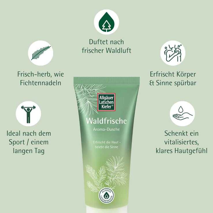 Allgäuer Latschenkiefer Waldfrische Aroma-Dusche, 200 ml