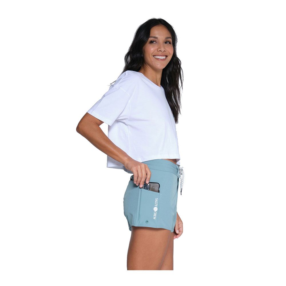 Salty Crew SEAWORTHY UTILITY - Boardshort Femme dusty turq