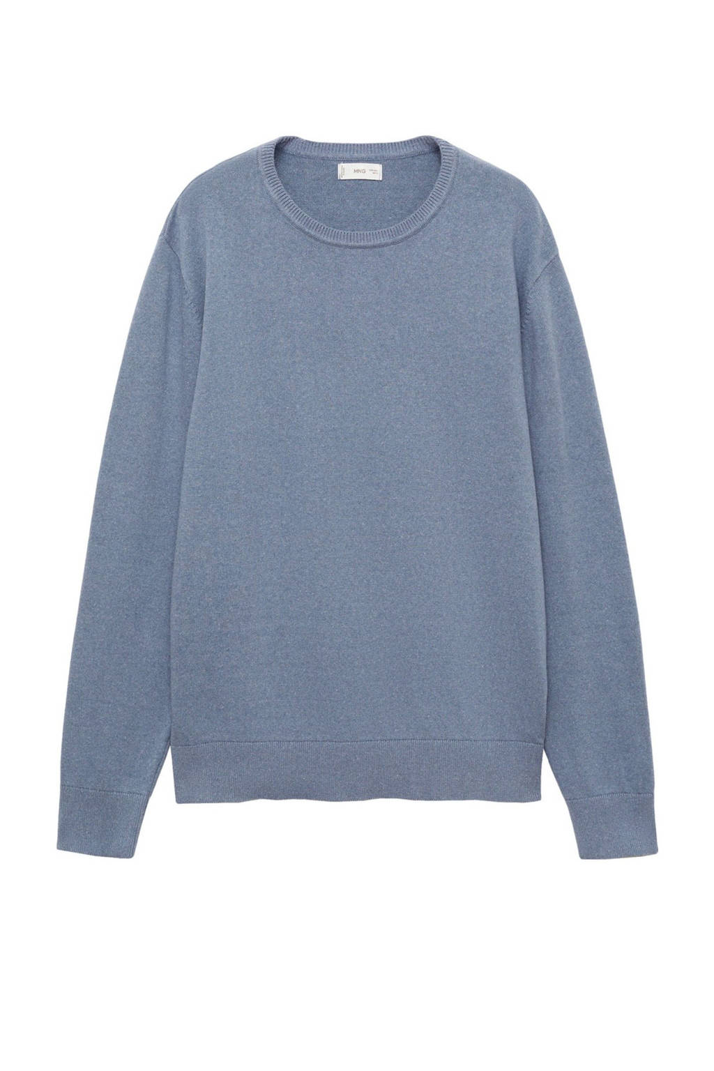 MANGO TEEN pullover blauw fijn gebreid