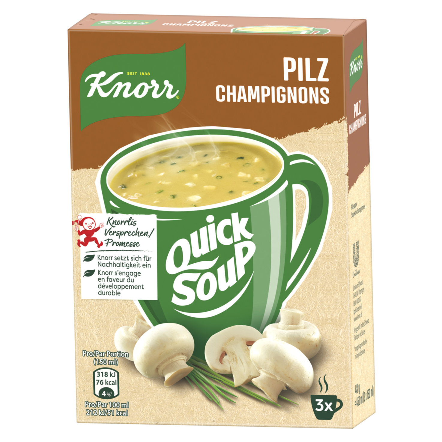 Knorr Quick Soup Pilz