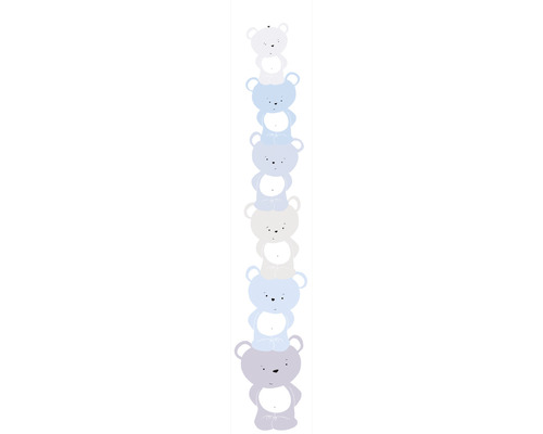Vliesbehang 38136-1 Little Love Bears blauwgrijs