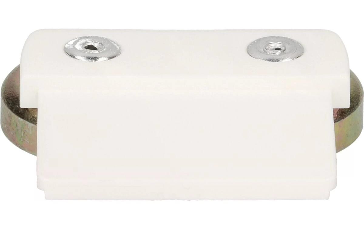 Halterung mit Magnet, flach, CUBO, Weiss 2 StückBefestigungsset mit Magnetbefestigung
