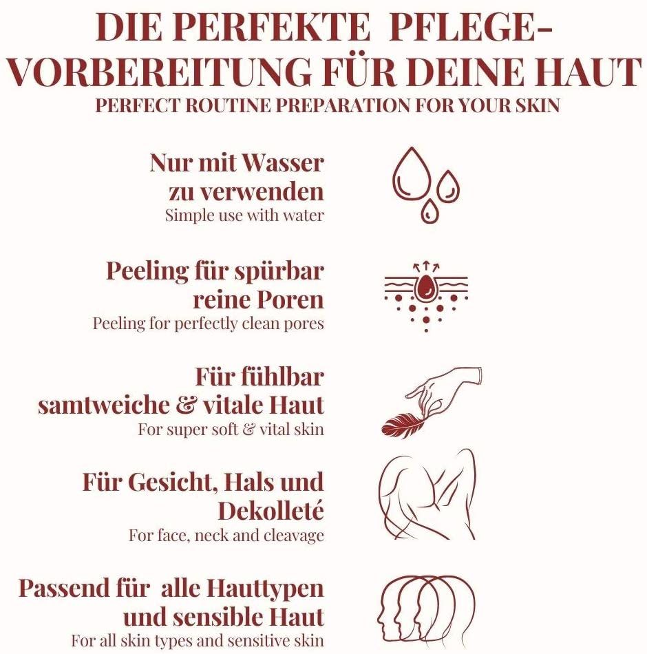 Carenesse Peelinghandschuh face scrub Hamam Kese sensitive