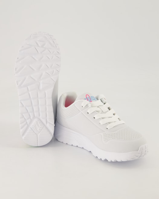 Skechers Uno Lite-Spread The Love Sneaker in Weiß