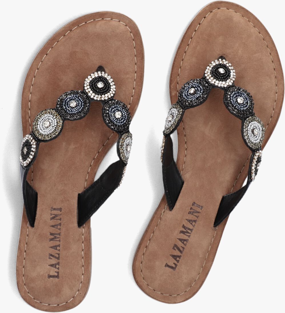 LAZAMANI zwarte lazamani teenslippers 75.451