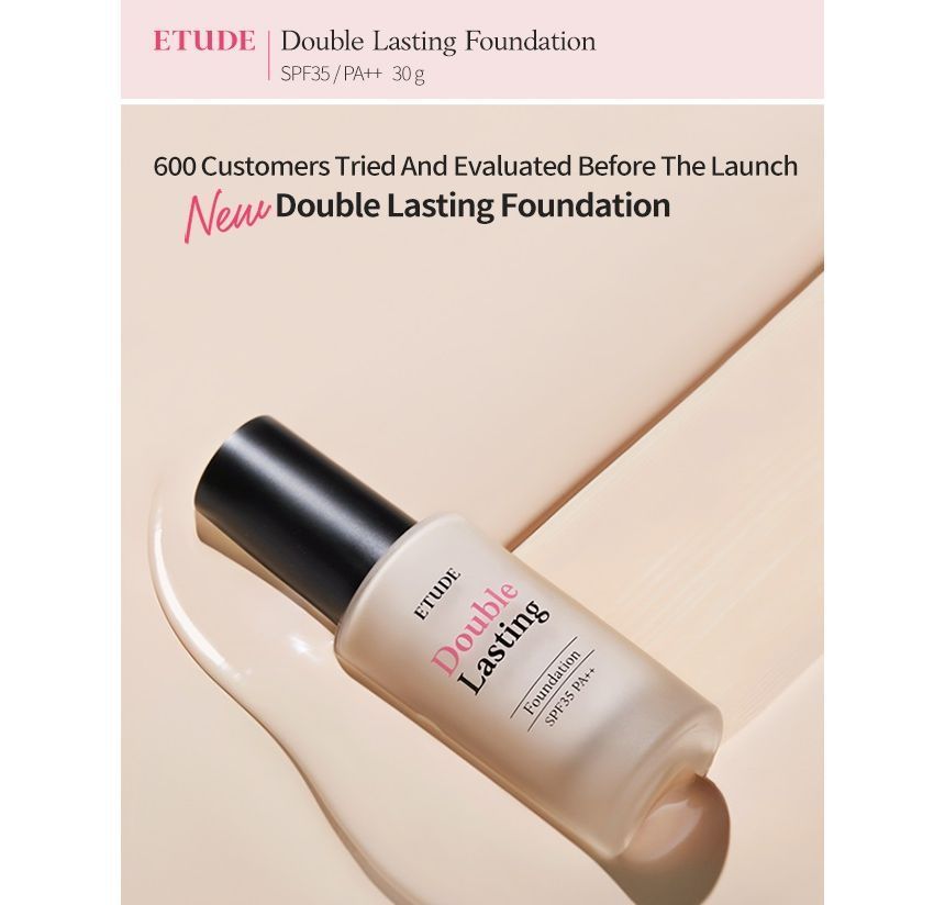 ETUDE - Double Lasting Foundation NIEUW - 12 kleuren