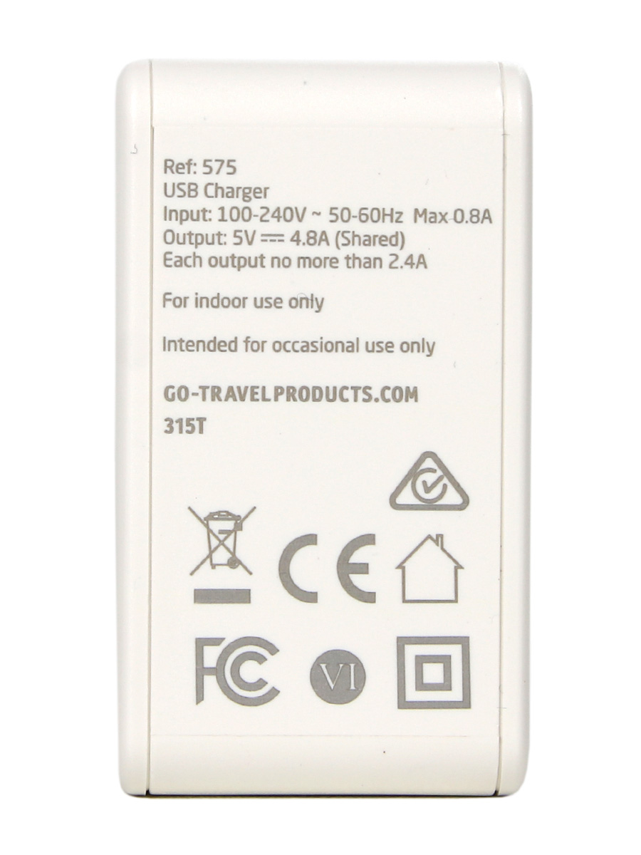 Adaptateur USB Go Travel Electrique Universel - TÀte interchangeable