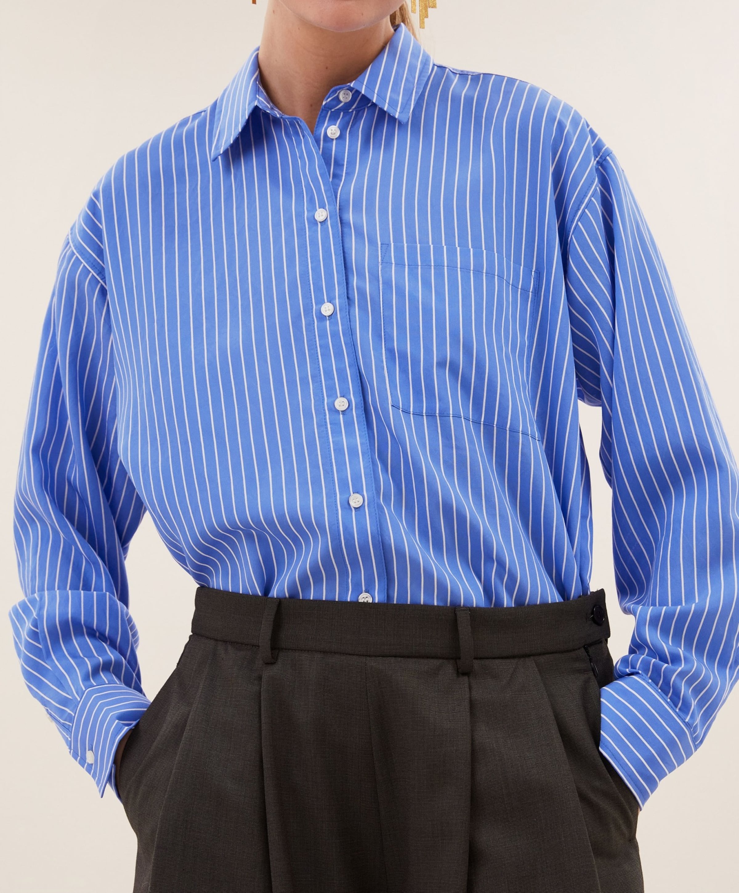 by-bar Dames blouse blauw
