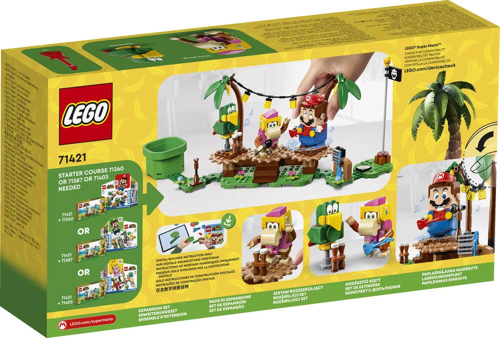 LEGO®SUPER MARIO™ 71421 - ENSEMBLE D'EXTENSION CONCERT DE DIXIE KONG DANS LA JUNGLE