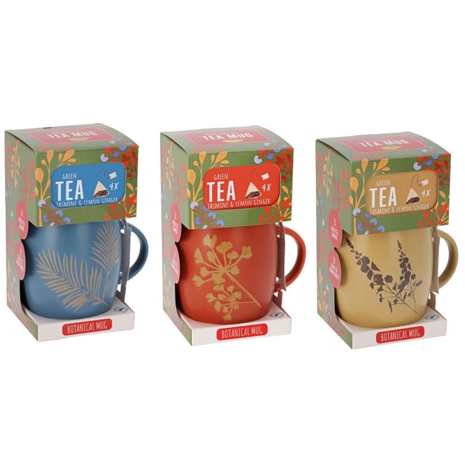 Geschenkset - Tasse mit 4 Teebeuteln - 1 Stück