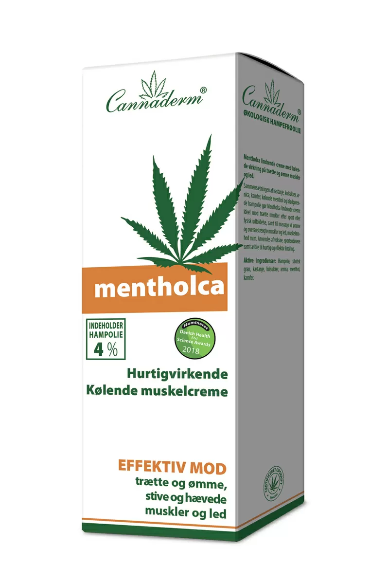 Cannaderm Mentholca Kølende Muskelcreme - 200 ml.