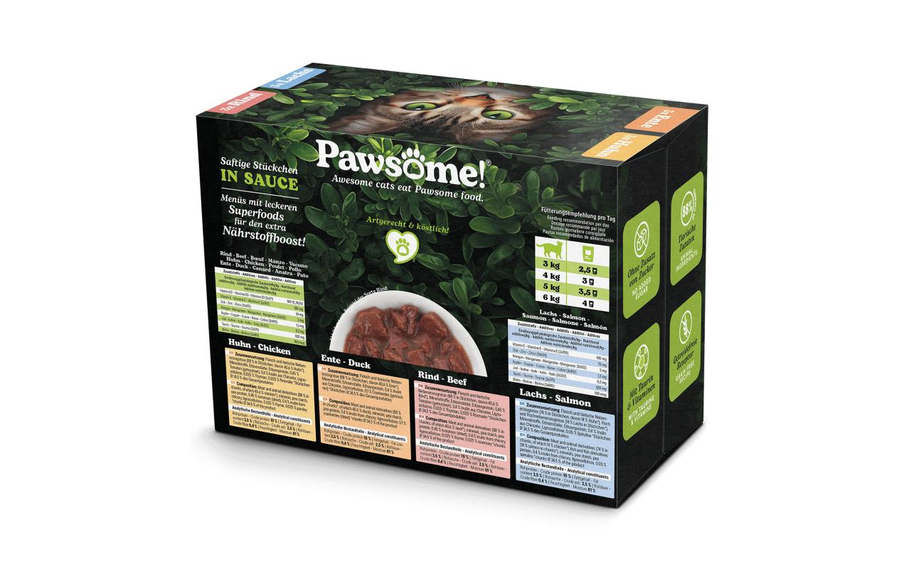 Cat Superfood Multipack 12 x 85 gAlleinfuttermittel für ausgewachsene Katzen