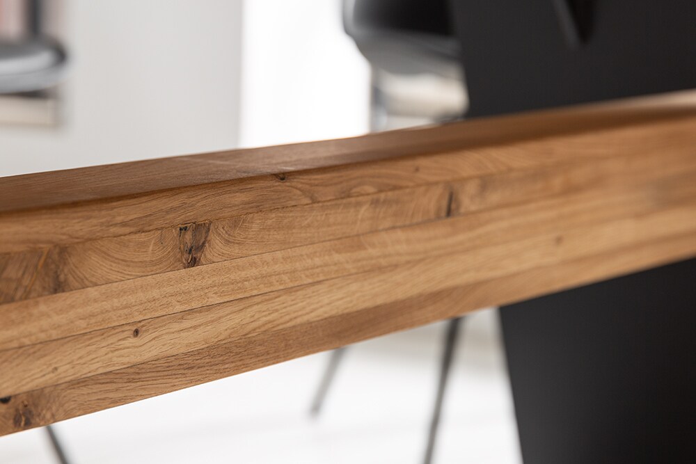 riess-ambiente Esstisch GRAND OAK - 240cm natur Wildeiche Massivholz