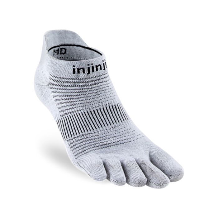 Injinji Unisex Strømper Run Light Weight No-show Grå