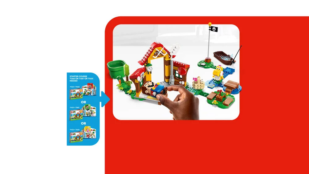 LEGO®SUPER MARIO™ 71422 - ENSEMBLE D'EXTENSION PIQUE NIQUE CHEZ MARIO