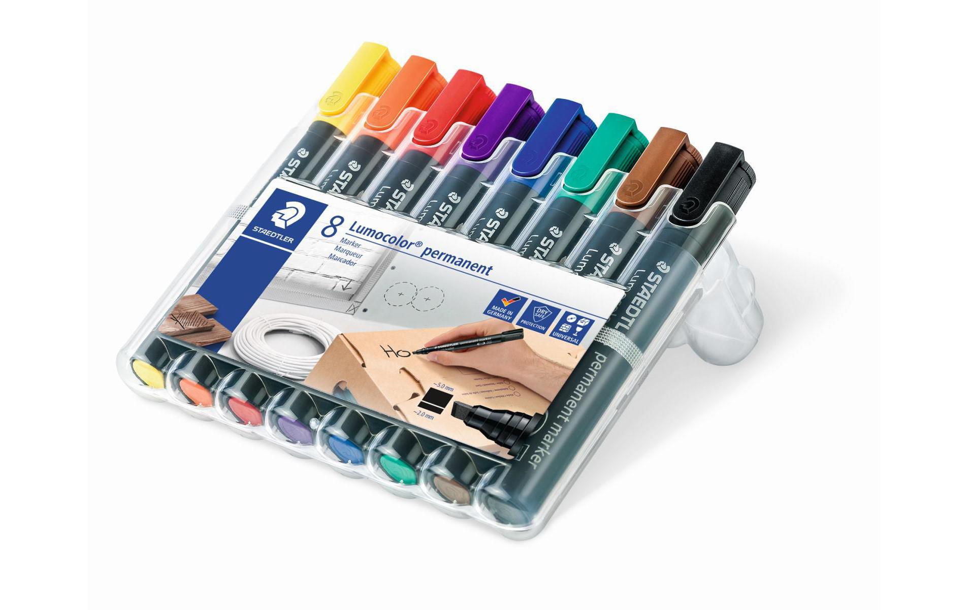 Permanent-Marker Lumocolor 350 8er-Set, permanentPermanentmarker-Set