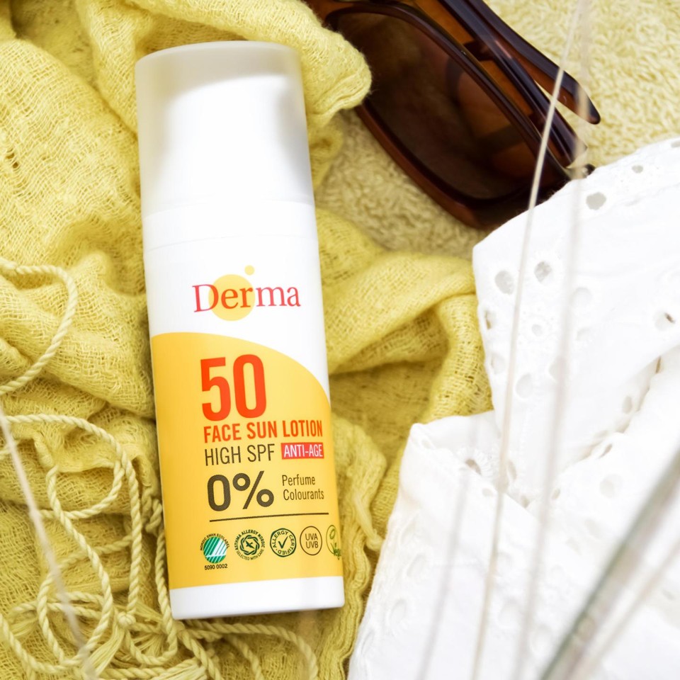 Derma - Face Sun Lotion SPF 50 50 ml - Solcreme