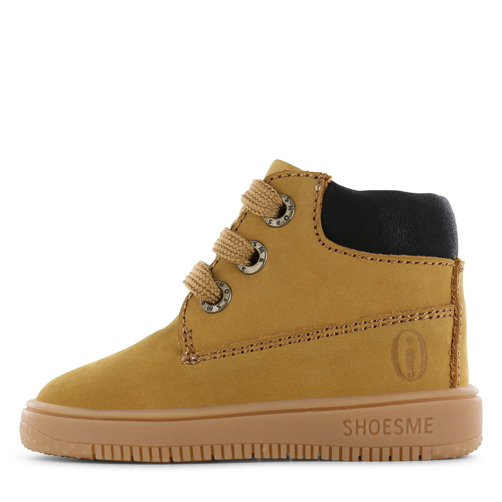 Shoesme Ockergelber Schnürschuhe