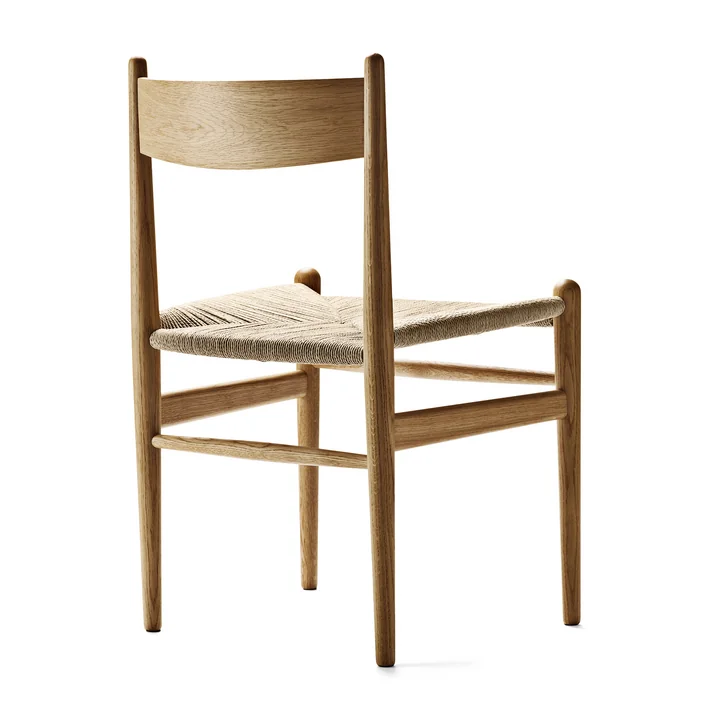 Carl Hansen - CH36 Chair, Eiche geseift / Naturgeflecht