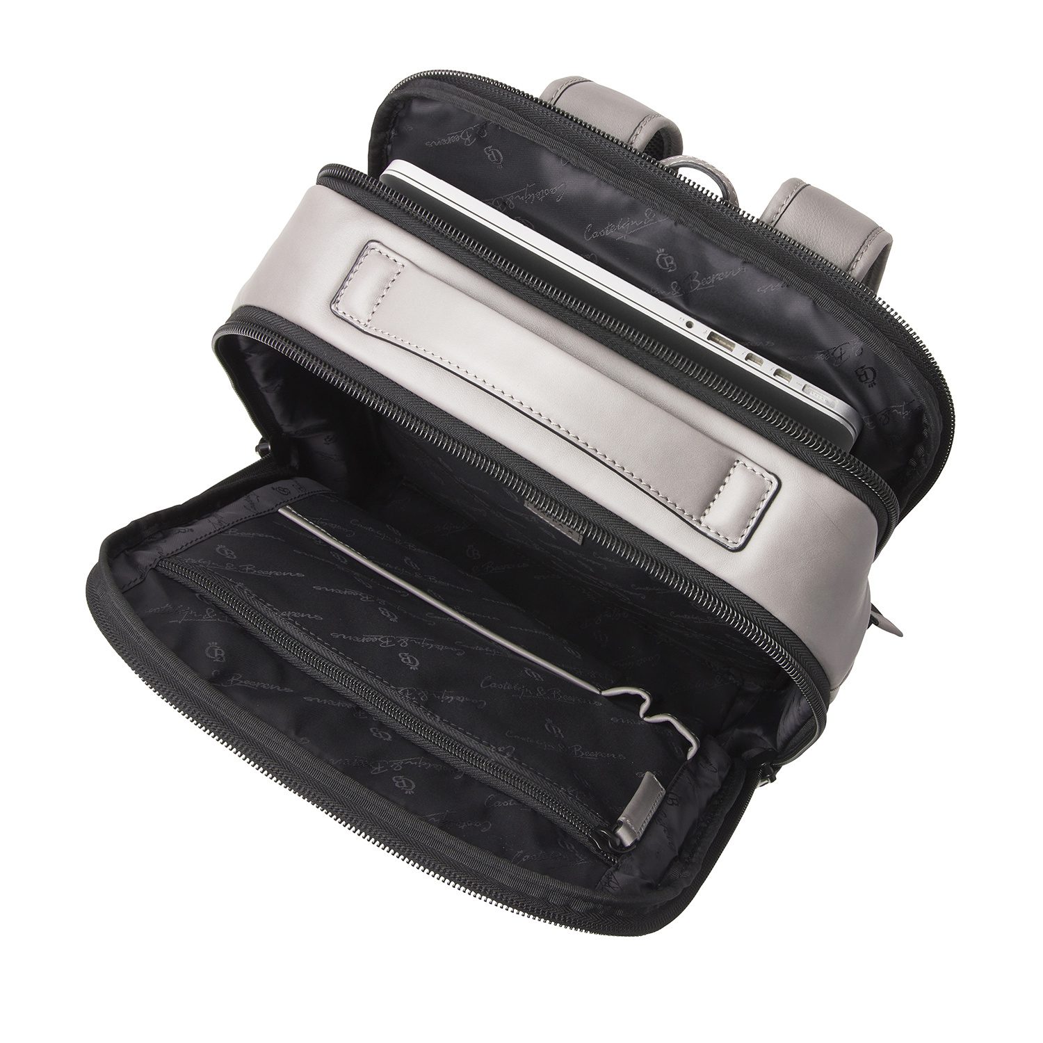 Castelijn & Beerens Nappa X Laptoprugzak 15,6 inch Viktor RFID Grijs