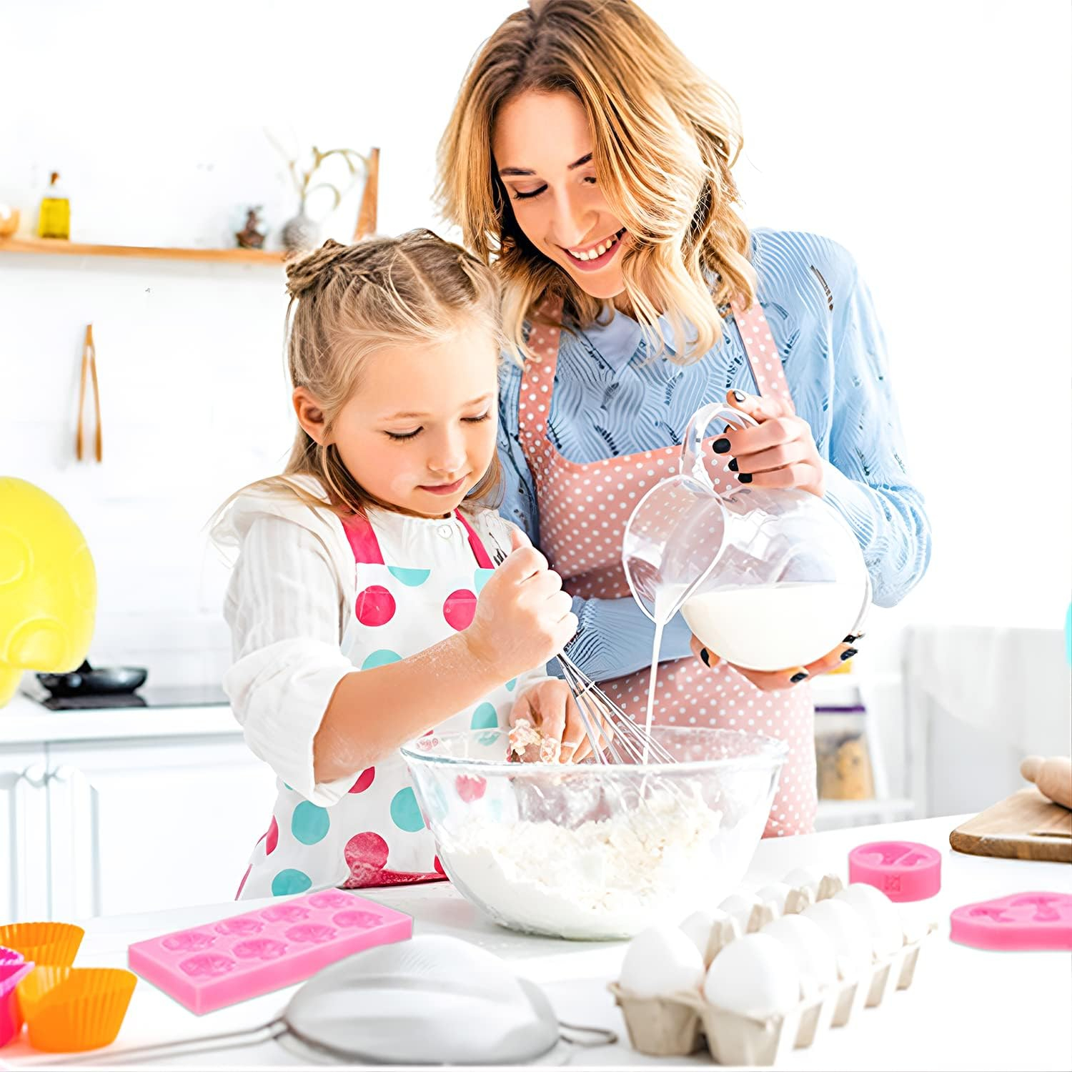 (3er Set) Silikon 3D Pralinen Form für Fondant / Schokolade Kuchen   Muffin Dekoration - Pilze