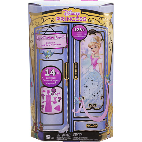 Disney Royal Fashion Reveal Cinderella dukke – flere varianter – assorteret
