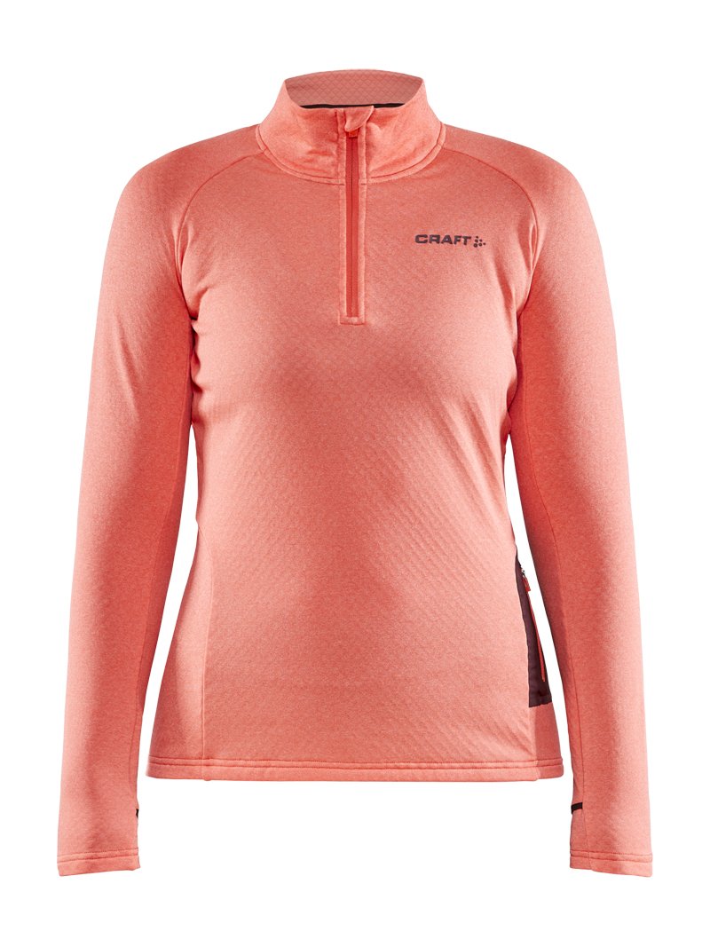Craft Core Trim Thermal Midlayer Trøje Koral Dame