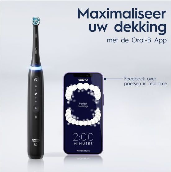 Oral-B - iO5 - Elektrische Tandenborstel - Zwart - Inclusief Etui en Pouch